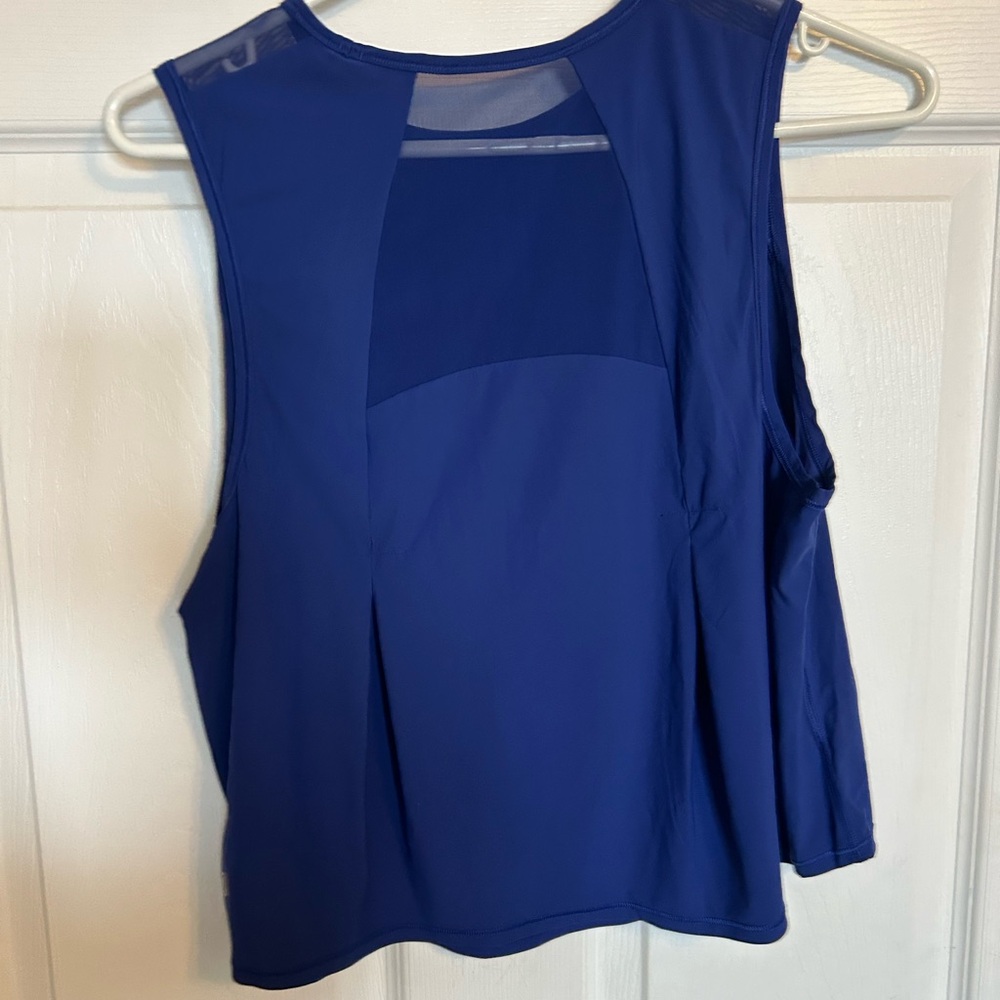 Blue Sleeveless Women's Top